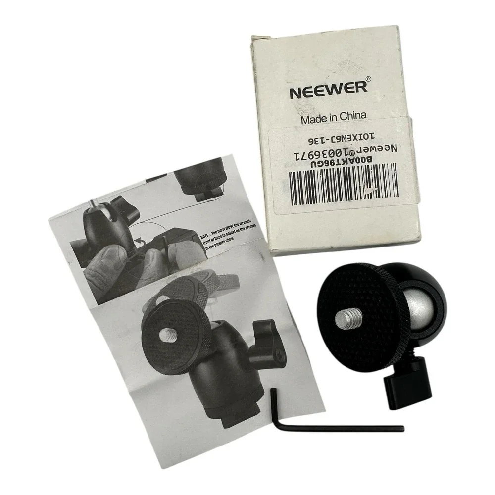 Neewer Mini Ball Head Mount DSLR Camera Monitor Tripod Black Excellent 10036971